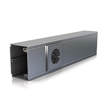 Trunking 93 in U23X colour aluminium