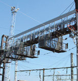 Kabelbahn an einer Signalanlage
